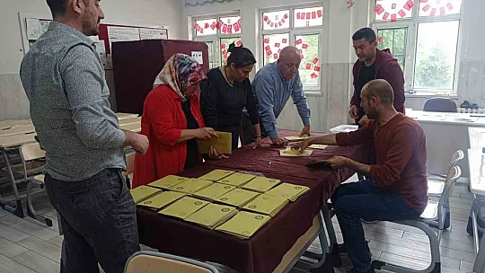 Kayseri'de sandıklar açıldı!