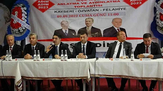MHP Milletvekili Ersoy: Geçmişte Türkiye'yi Kayseri'den sallamıştık!
