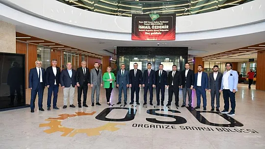 Özdemir'den OSB yönetimine hayırlı olsun ziyareti