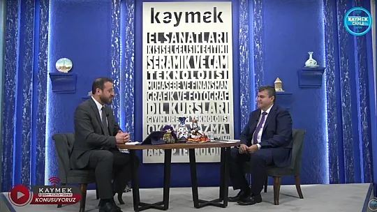 KAYMEK'te söyleşi...