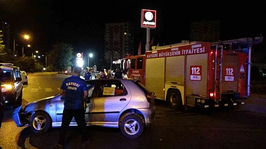 Polisten kaçarken kaza yaptı: 2 gözaltı