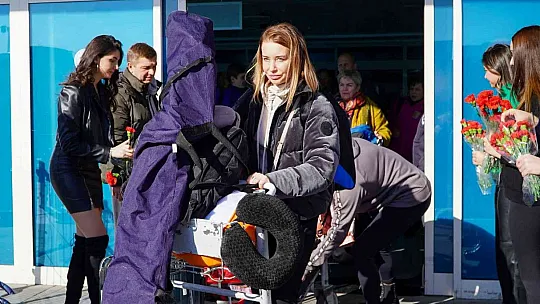 Rusya'dan Polanya'dan Erciyes'e Charter uçuşlar başladı