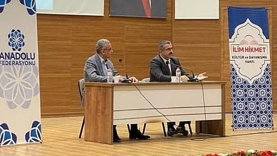 Ataman seminere katıldı...