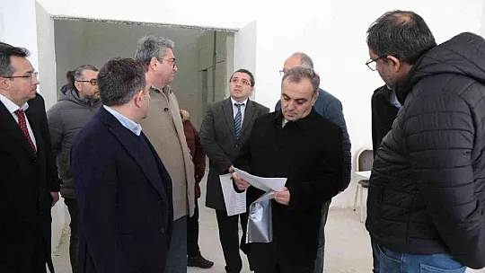 Rektör Altun'dan inşaat incelemesi...