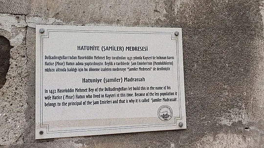 Kayseri'nin merkezindeki yarım asırlık medrese kiraya veriliyor