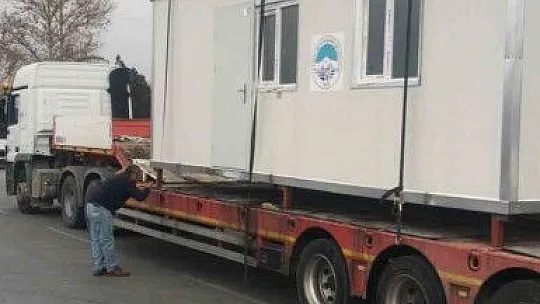 Sarız'da 5 adet konteyner hizmete sunuldu