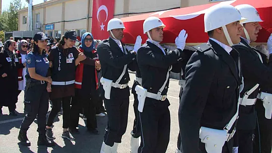 Şehit polis Akpınar için tören düzenlendi