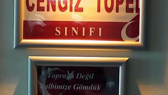 Şehitlerin ismi sınıf şubelerine verildi