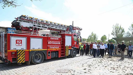 Büyükkılıç, sel vuran ilçede incelemelerde bulundu