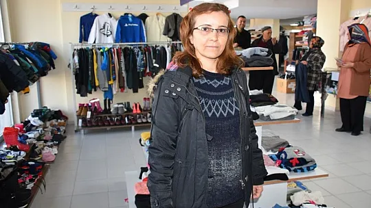 Depremzedelere Sosyal market, özel hizmet veriyor