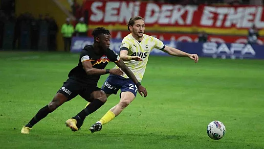 Spor Toto Süper Lig: Kayserispor: 0 - Fenerbahçe: 1 (İlk yarı)
