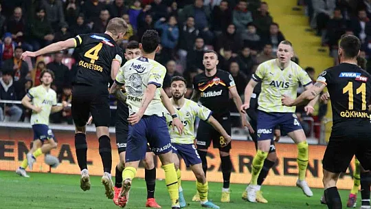 Kayserispor: 1 - Fenerbahçe: 2 (Maç sonucu)
