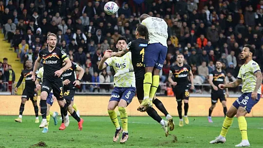 Kayserispor: 1 - Fenerbahçe: 2 (Maç sonucu)