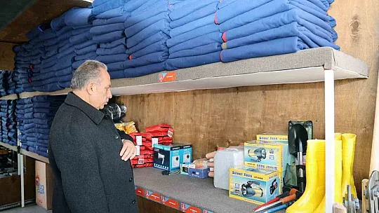 Talas Belediyesi'nden acil durum konteyneri