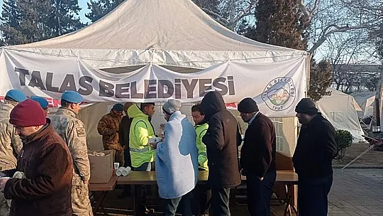 Yalçın: Talas Belediyesi Deprem Bölgesinde Çok Yönlü Çalışıyor...