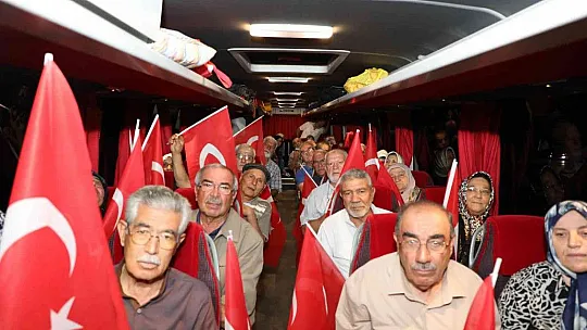 Talas'ın gazileri Şanlıurfa yolunda