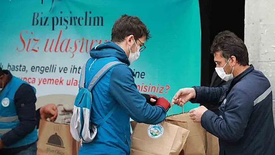 Talas'ta 'Biz Pişirelim Siz Ulaştırın' bu yıl da devam ediyor
