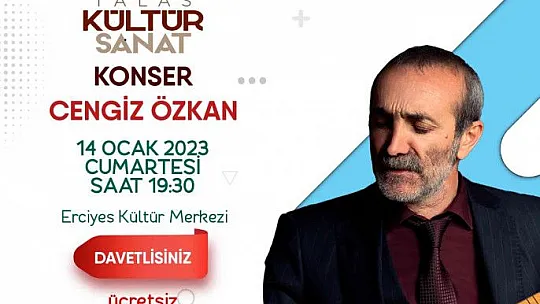 Talas'ta Cengiz Özkan Konseri!