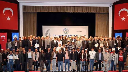Talas'ta bilinçli üretim alarmı...