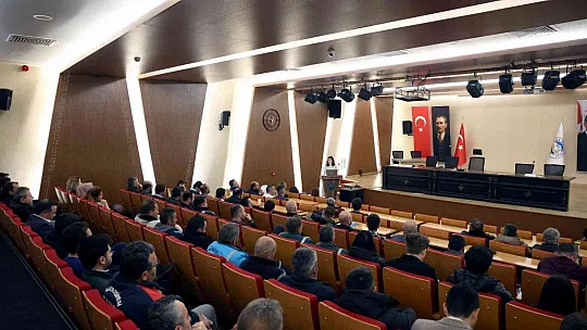 İş güvenliği eğitimleri Talas'ta devam ediyor