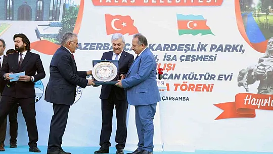 Talas'tan Azerbaycan'a kardeşlik köprüsü