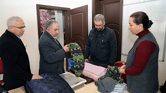 Depremzedelere Talas'tan uyku tulumu