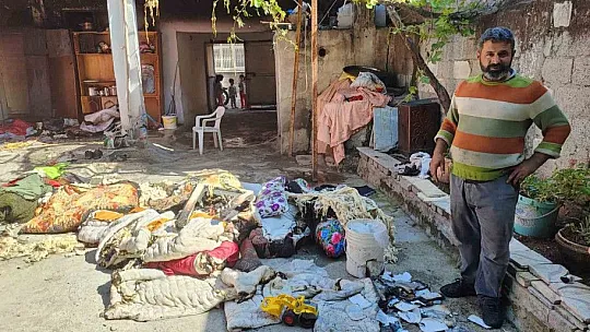Tarım işçisi ailenin evi yandı, biriktirdikleri 25 bin lira kül oldu