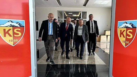 TFF Başkanı Büyükekşi'den Kayserispor'a ziyaret...