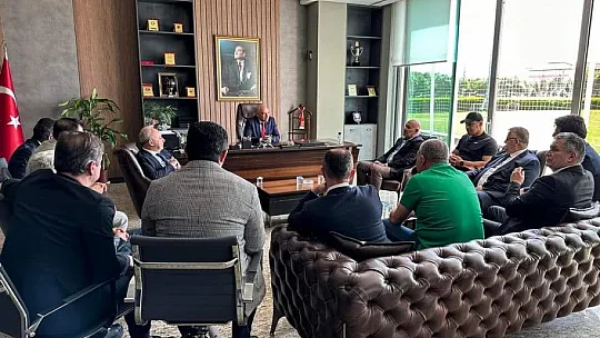 TFF Başkanı Büyükekşi'den Kayserispor'a ziyaret...