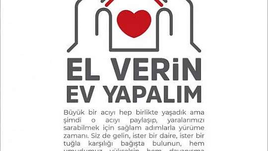 TOBB'dan deprem bölgesi için konut seferberliği