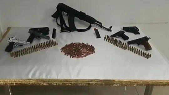Sarız'da toprağın altından cephane çıktı