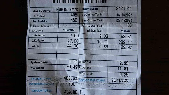 Sayaç uyarısı: Vatandaştan para talep edilmemeli...