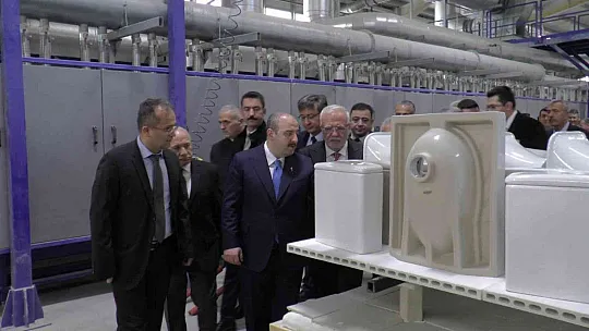 Turkuaz Seramik'in yeni fabrikası açıldı