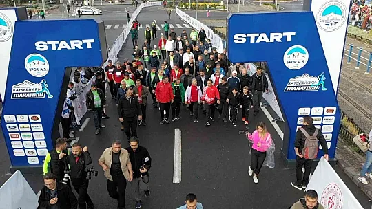 Uluslararası Kayseri Yarı Maratonu başladı