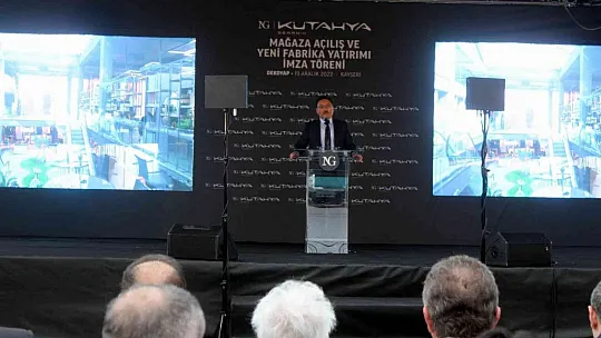 Bakan Varank, Dekoyap NG Kütahya Seramik mağazasının açılışına katıldı!