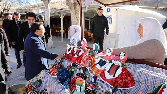 Vali Çiçek'ten Yeşilhisar'da hem açılış, hem de ziyaret