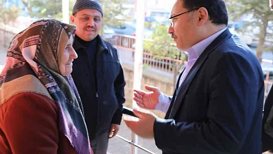 Vali Çiçek'ten Yeşilhisar'da hem açılış, hem de ziyaret