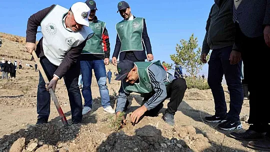 Yahyalı'da Fidanlar toprakla Buluştu