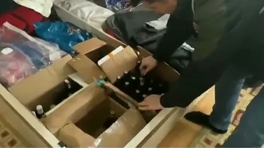 Sahte alkol operasyonu: çok sayıda sahte alkol ele geçirildi