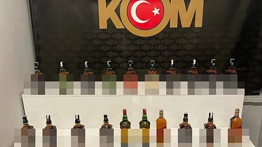 Yılbaşı öncesi sahte alkol operasyonu: Onlarca şişe sahte alkol ele geçirildi