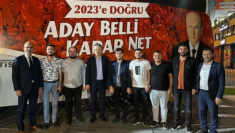 AK Parti İl Teşkilatı'ndan miting öncesi MHP'ye ziyaret
