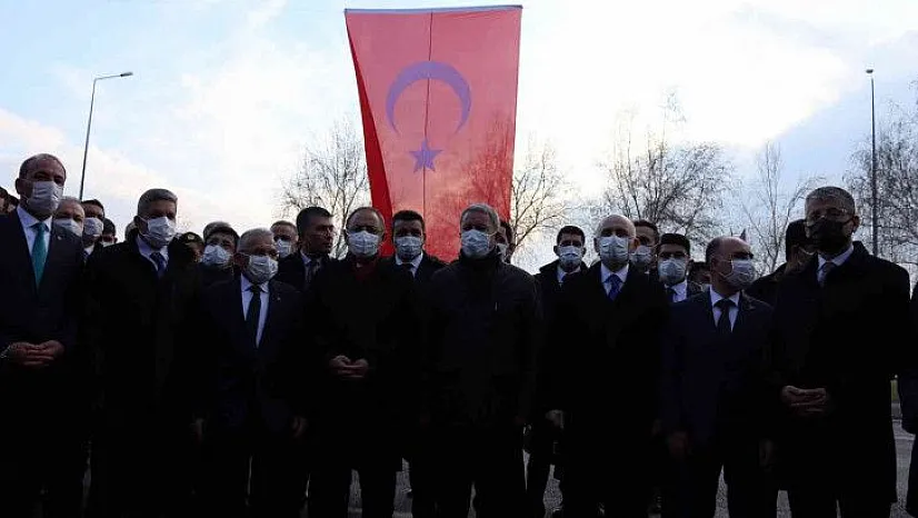 Bakanlar, Şehit Komandolar Durağını ziyaret etti
