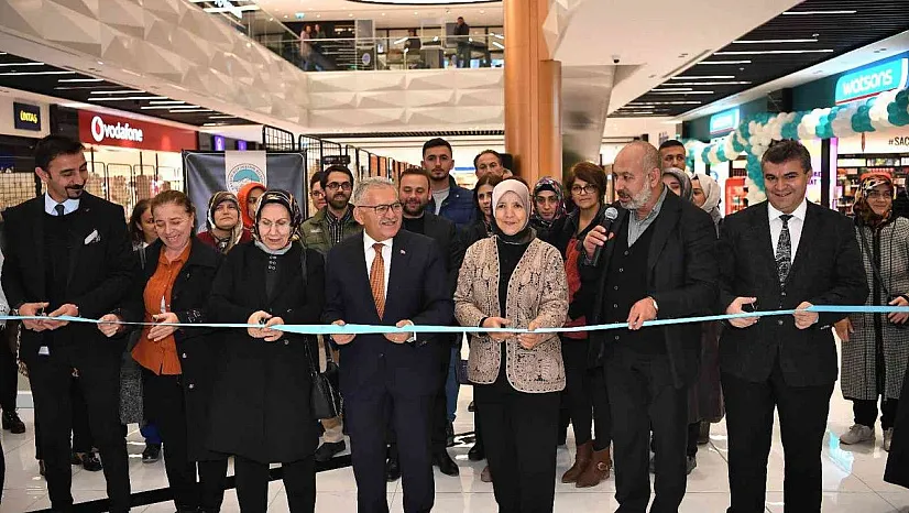 'Dantel Anglez El Sanatları Sergisi açıldı...