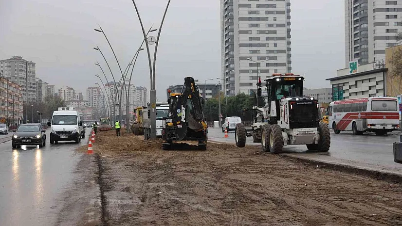 MKP Bulvarı'nda çalışma sürüyor!