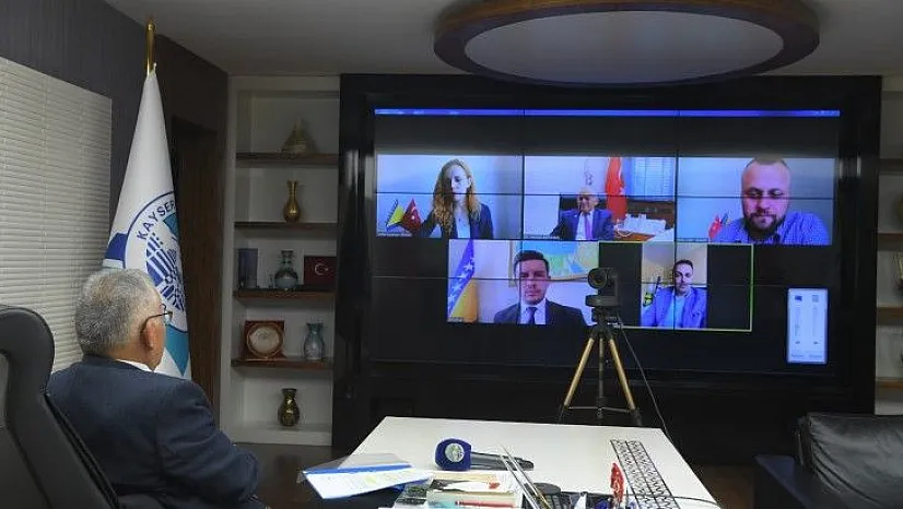 Başkan Büyükkılıç, hem Büyükelçi hem de Gorajde başkanıyla görüştü