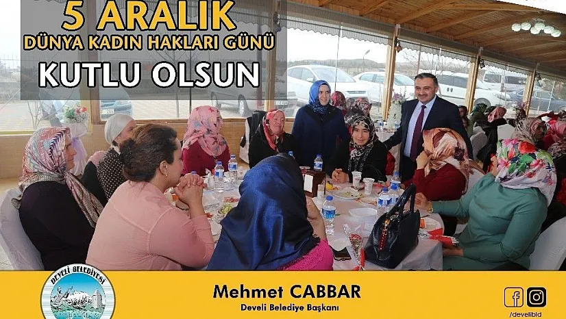 Başkan Cabbar'dan 5 Aralık Dünya Kadın Hakları günü mesajı