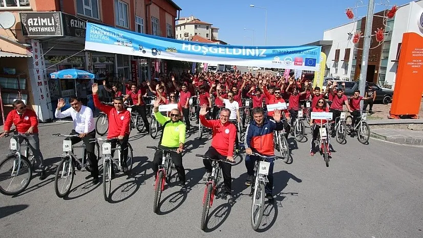 Başkan Özdoğan, Avrupa Hareketlilik Haftasında pedal çevirdi
