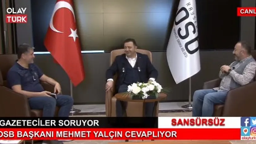 Başkan Yalçın ihracattaki düşüşün nedenlerini canlı yayında açıkladı!