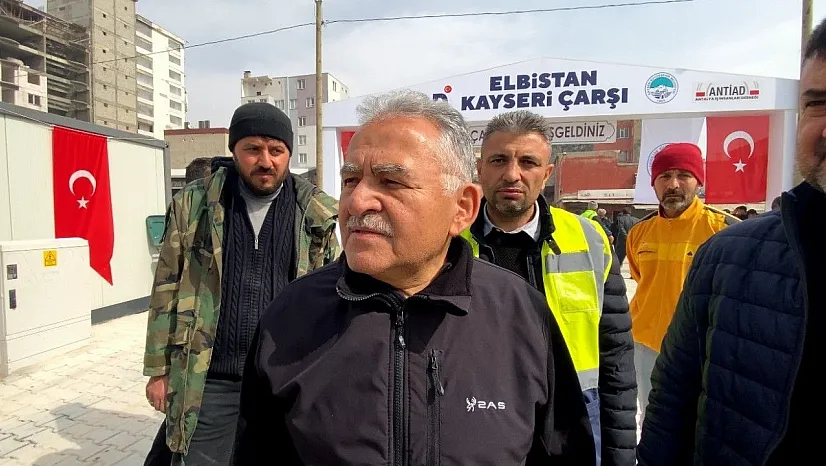Büyükkılıç: Kayseri, canla başla Kahramanmaraşlı canlarımızın yanında