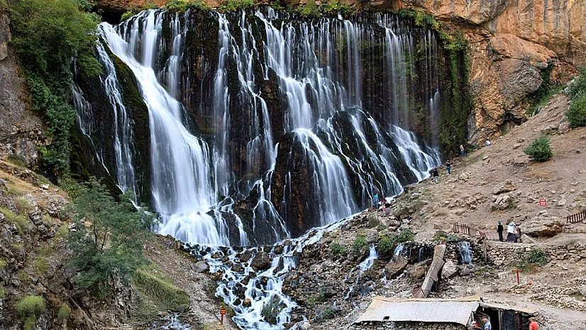 Dünyanın en yüksek ikinci şelalesi Kayseri'de